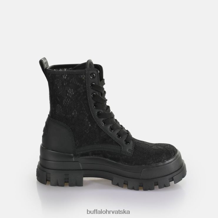crno Buffalo aspha lace up hi ankle-boot vegan |čizme TDD6T431
